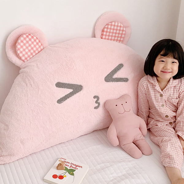 6color semicircle bear cushion