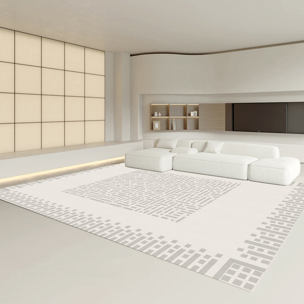 10design geometry square carpet