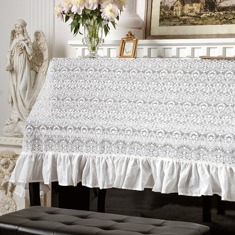 4design lace frill piano cover