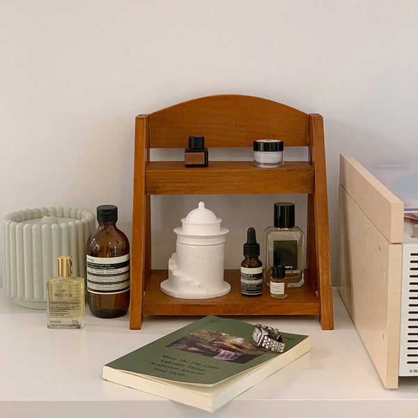 retro wood mini rack