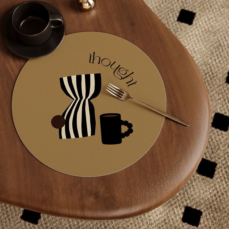 the last dance brown place mat