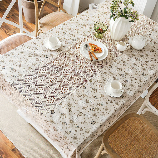 4design country flower table cloth