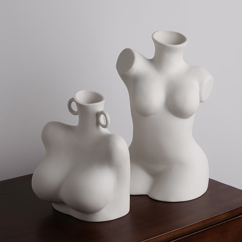 3type woman body vase