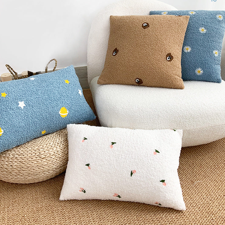 4design mini embroidery towel cushion