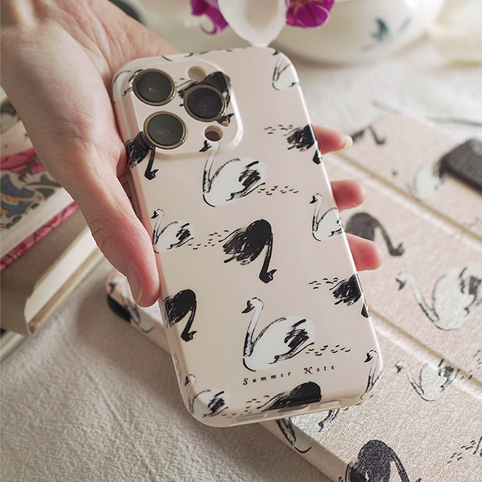 swan shadow iPhone case