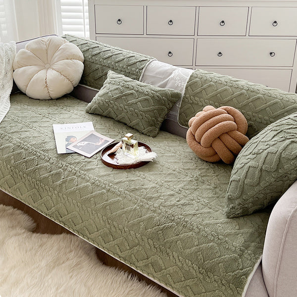 5color cable boa sofa cover