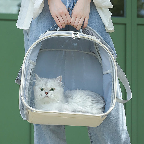 clear pet carry bag
