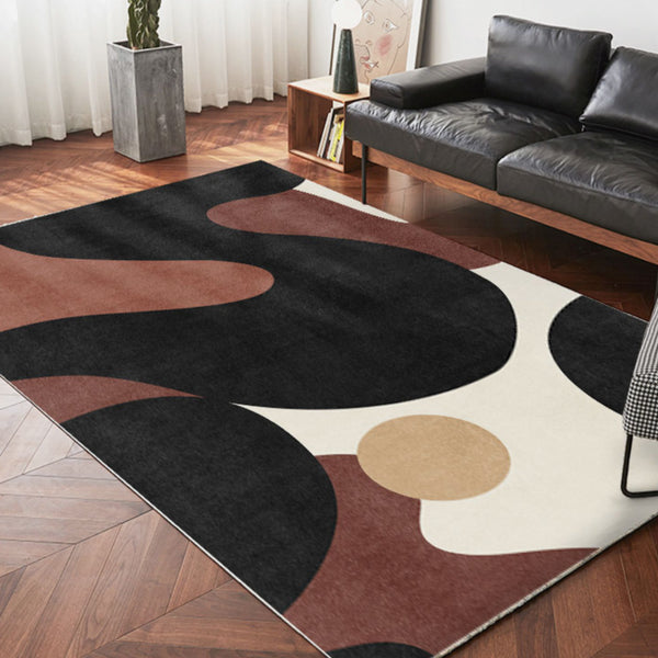 3design abstract painting square carpet