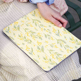 yellow mimosa iPad case