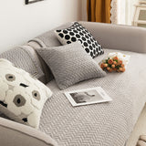 3color classic knit sofa cover