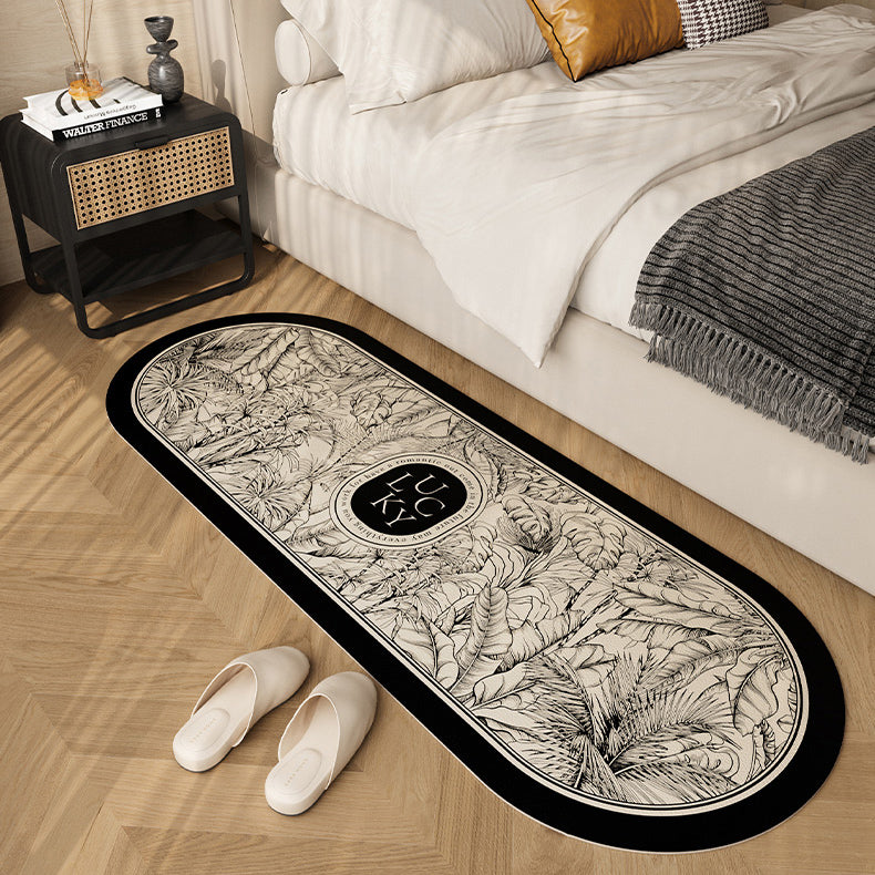 lucky logo luxury floor mat