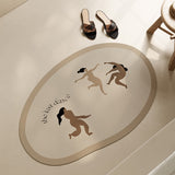 the last dance brown bath mat
