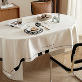 black tulip table cloth