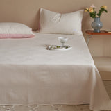 8color waffle cotton mattress sheets