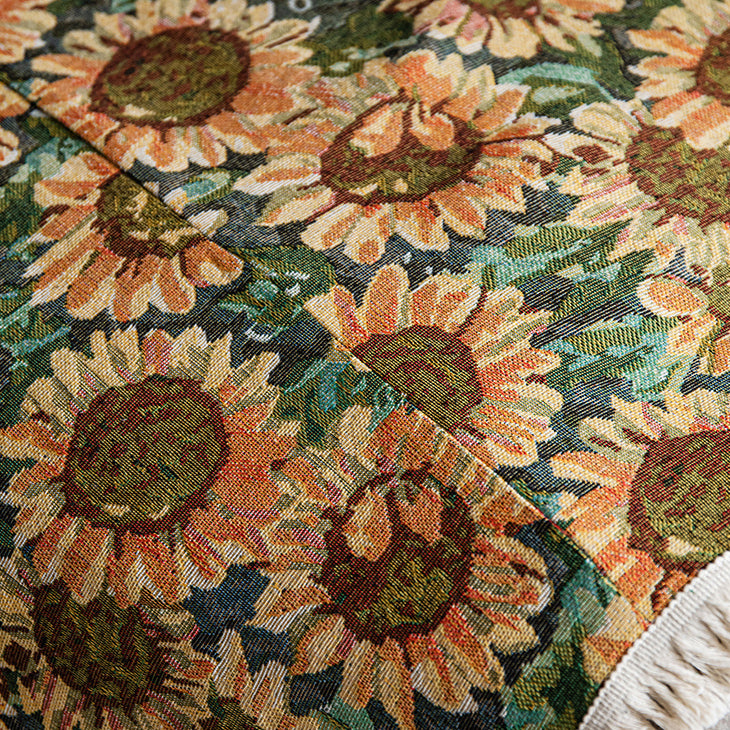 sunflower sofa cover