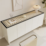 2design brown retro tile square shelf mat
