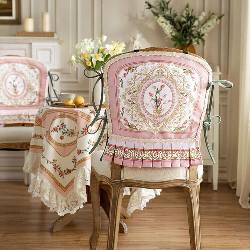 pink lovely tulip chair cover & cushion