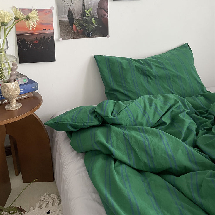 3color mannish stripe bedlinen set