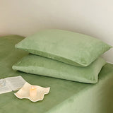 12color milk velvet pillow sheets