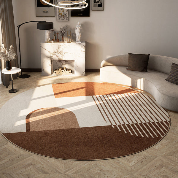 5design modern round carpet