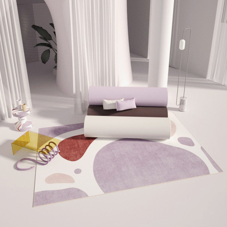 4design purple bubble carpet