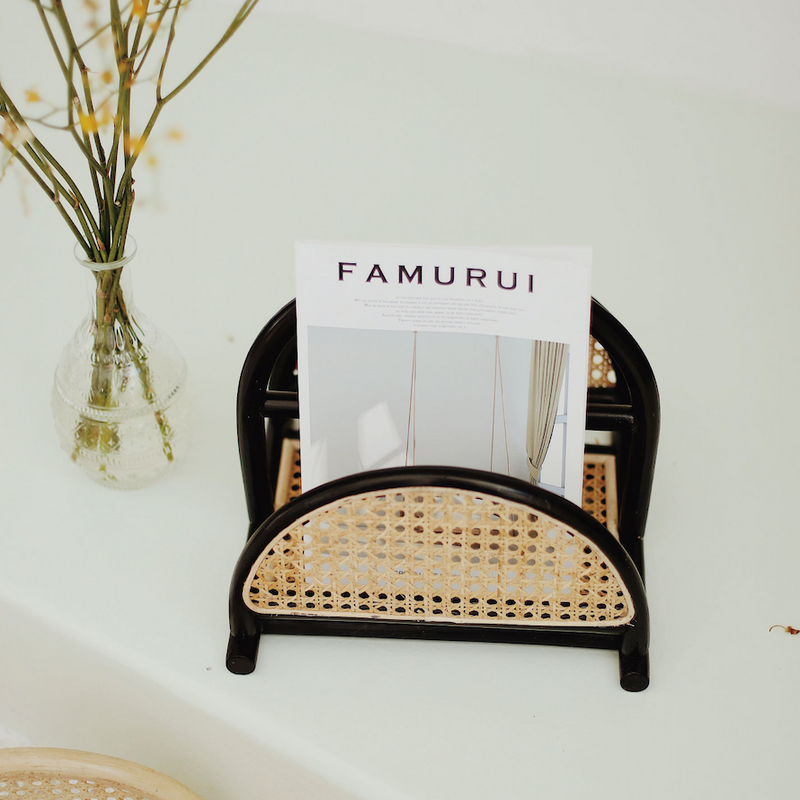 2color rattan bookstand