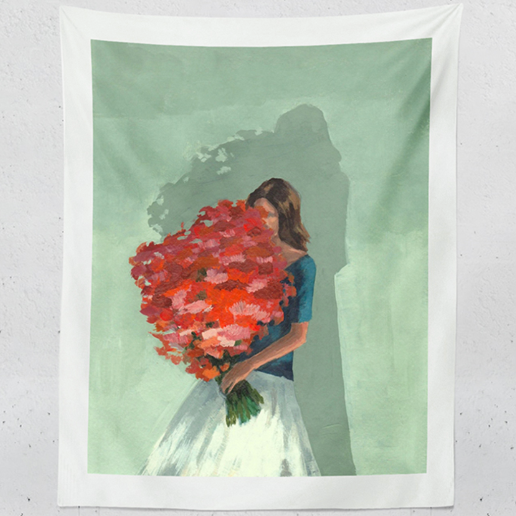 flower girl tapestry