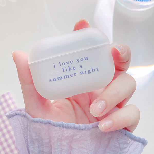 summer night purple Airpods case