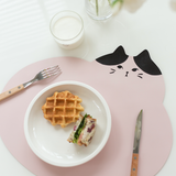 cat 4color place mat