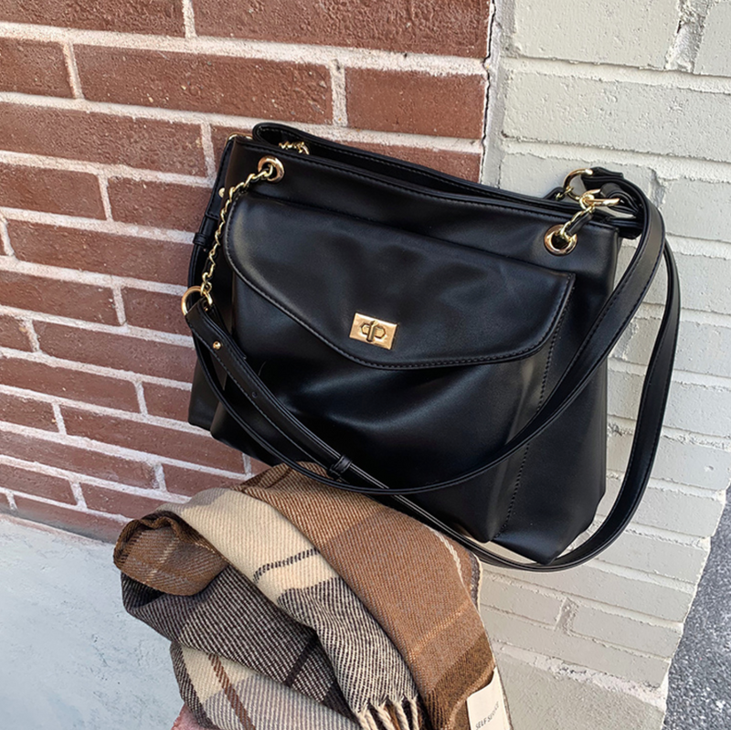 black multi 2way bag