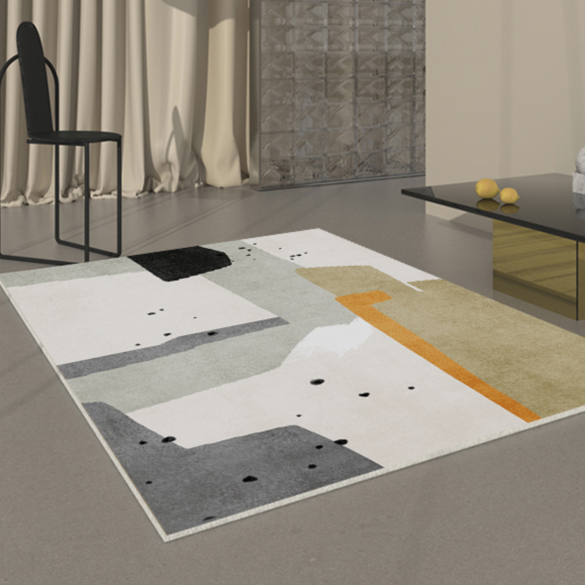 3design square carpet