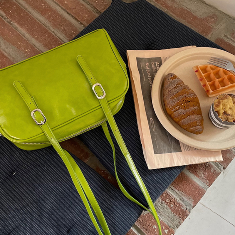 spring 3color under arm shoulder bag