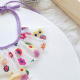colorful flower neckwear