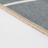blue motif 3design square carpet