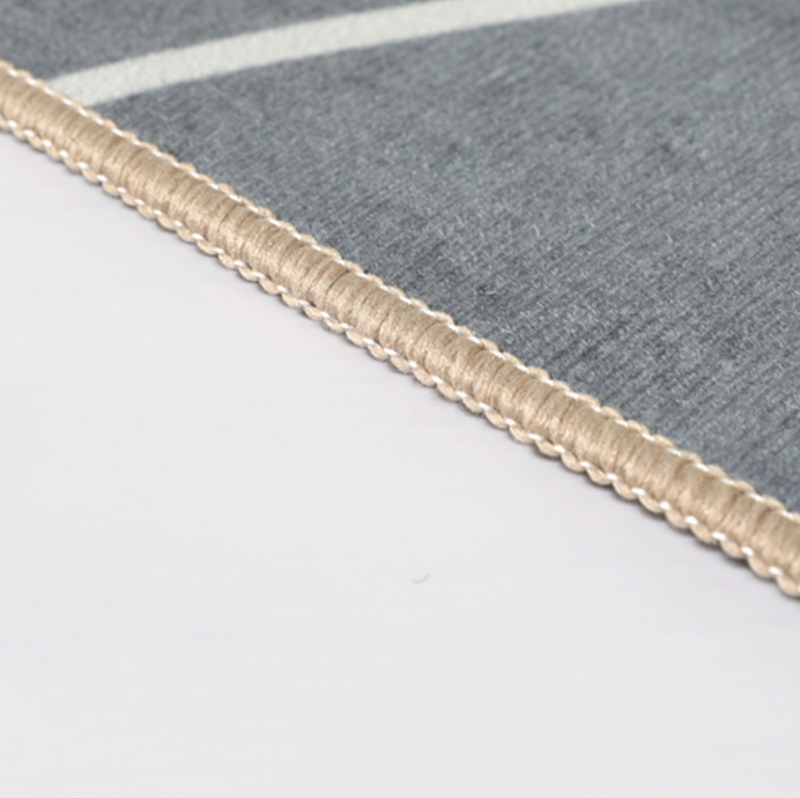 blue motif 3design square carpet