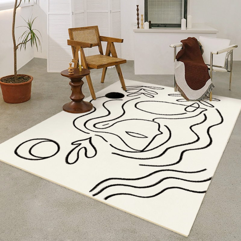 monotone art 4design square carpet