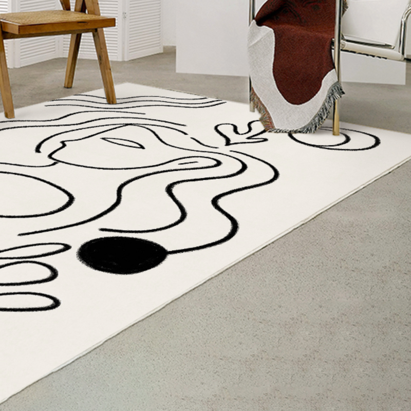 monotone art 4design square carpet