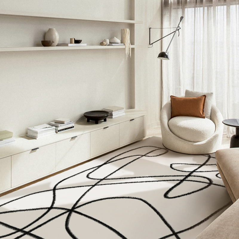 monotone art 4design square carpet