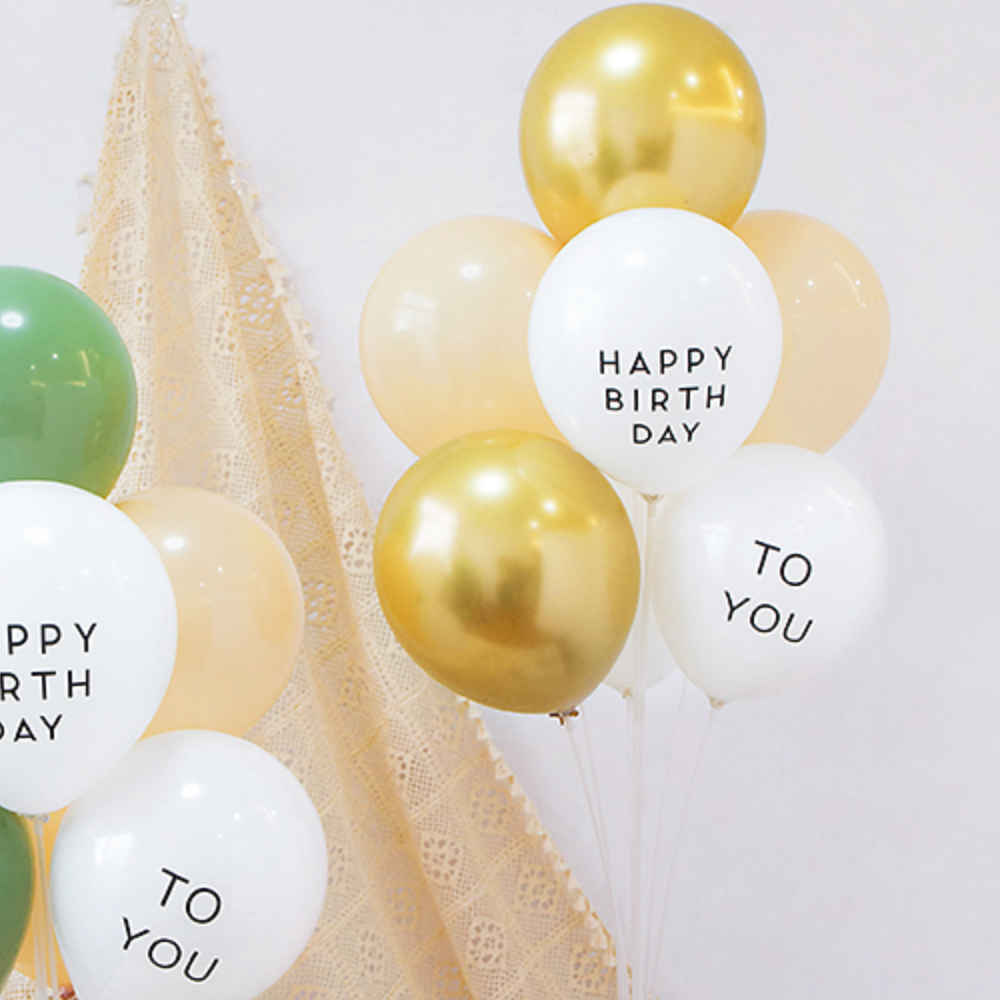 【即納】happy birthday stand balloon