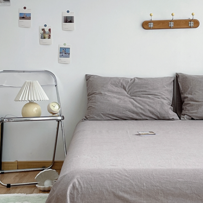 19color simple mattress sheet & pillow sheets set