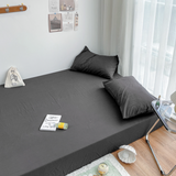 19color simple mattress sheet & pillow sheets set