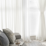 simple white curtain