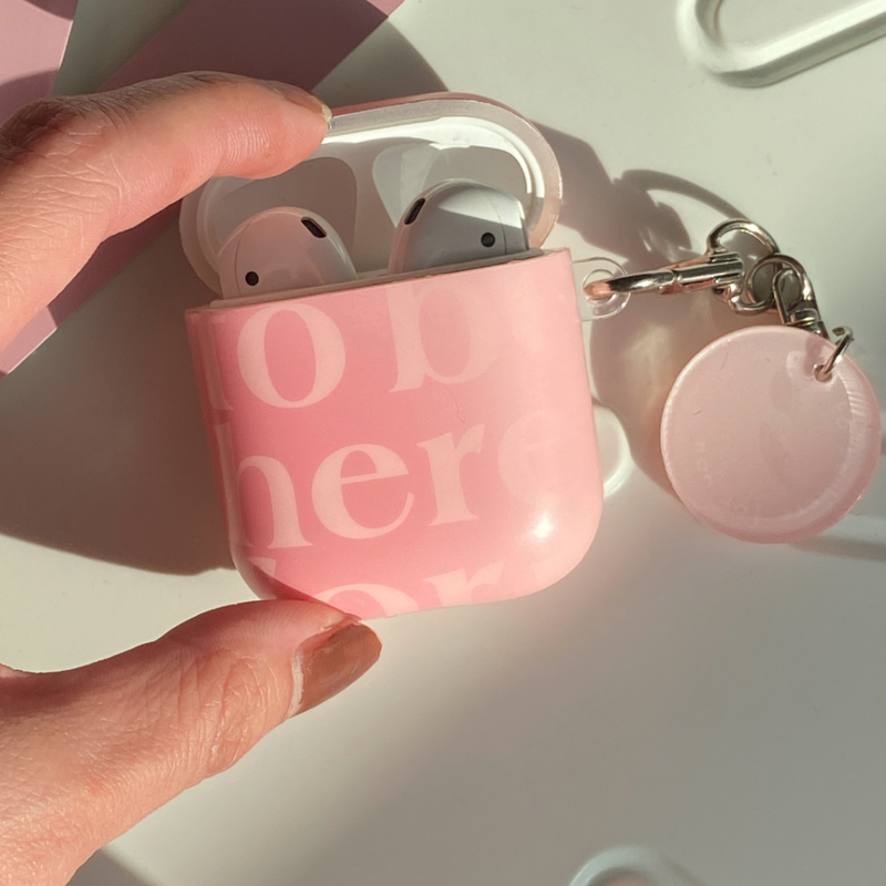 peach pink Airpods case