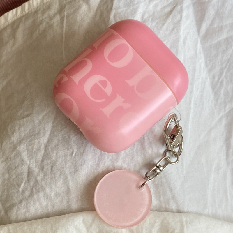 peach pink Airpods case