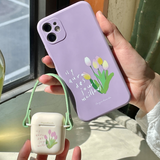 purple tulip iPhonecase
