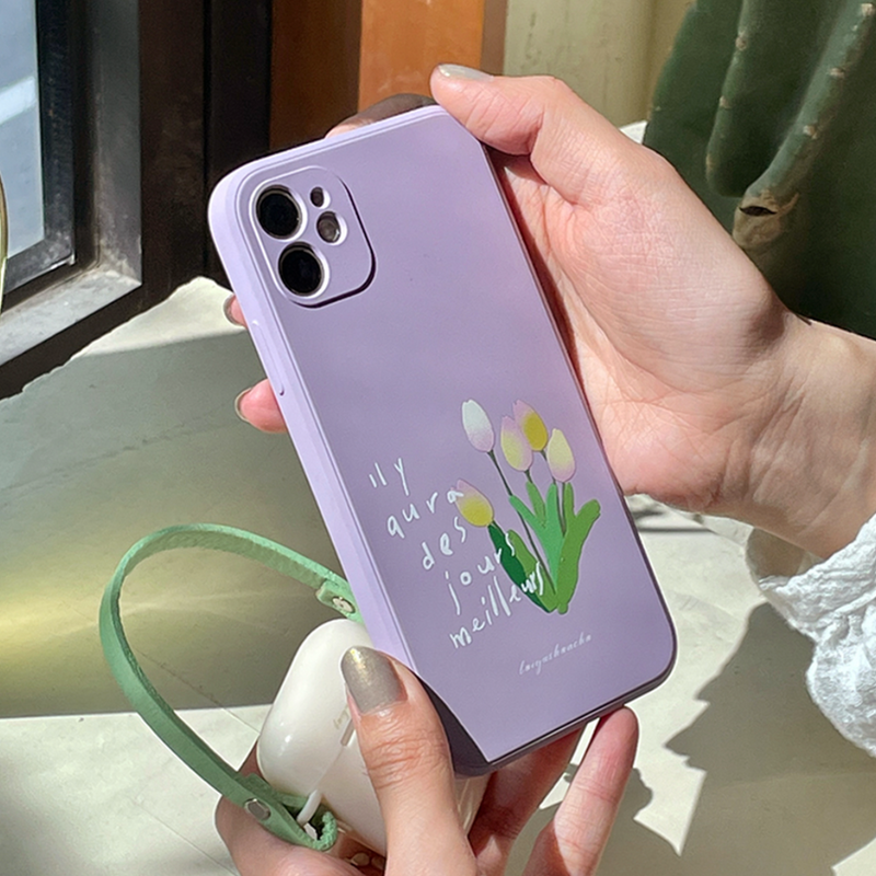 purple tulip iPhonecase