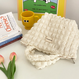 beige bubble mini hand bag