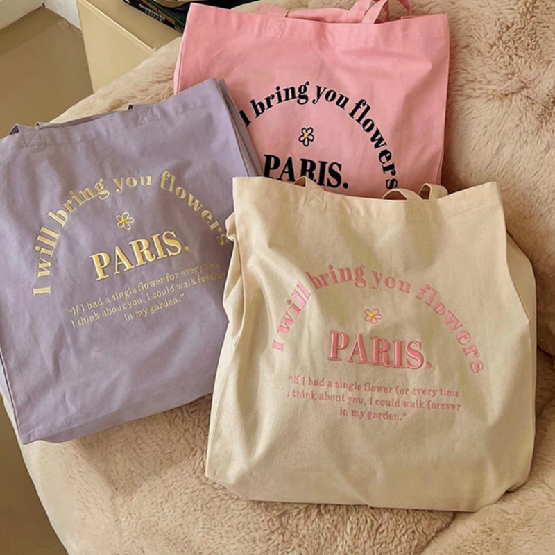 paris 3color summer tote bag