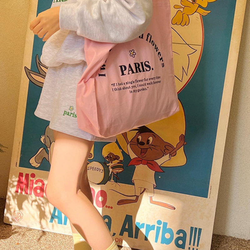 paris 3color summer tote bag