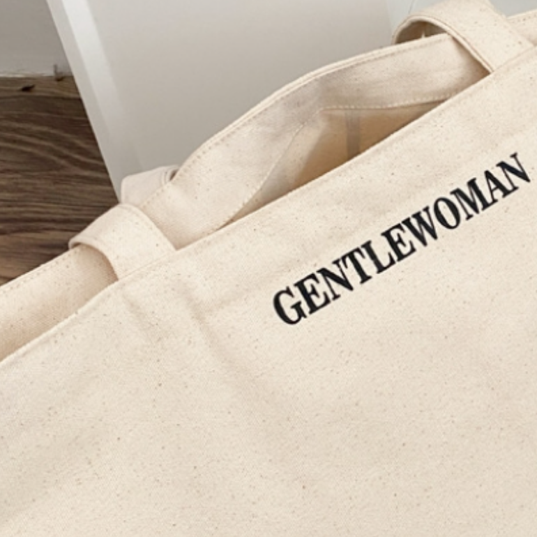 gentle woman tote bag